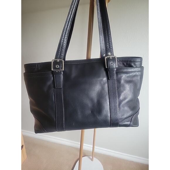 2007 Coach Leather Executive Carry All F11203 Bag Black - Picture 6 of 13